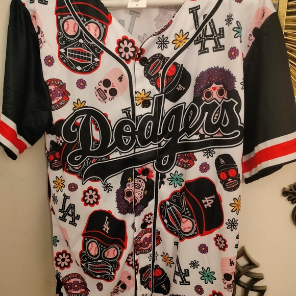Dodgers Women's Jersey  - Dia De Los Dodgers - Picture 1 of 5